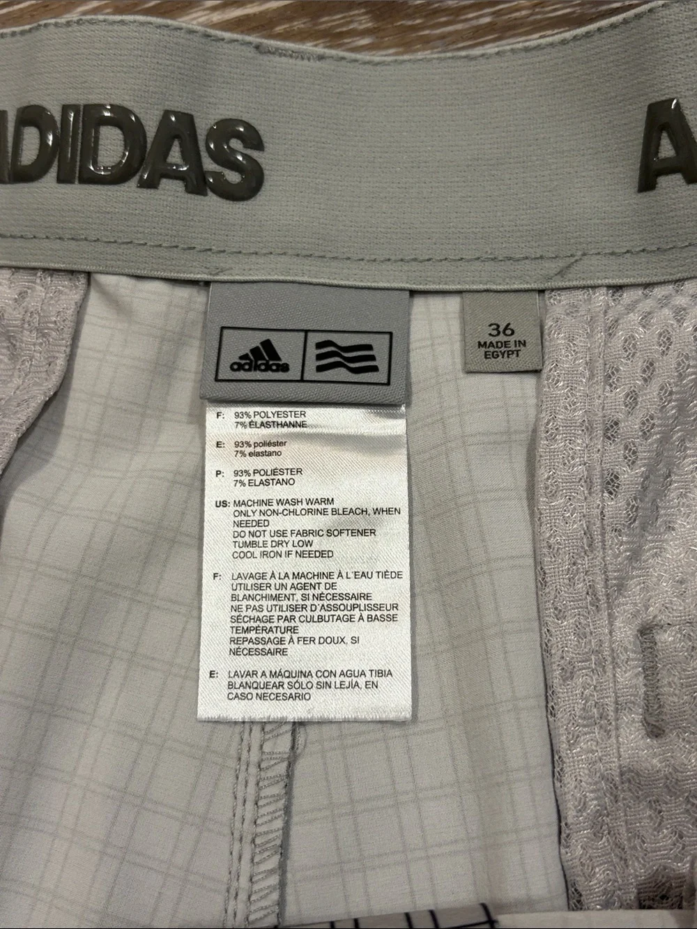 adidas flat front